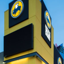 18x11-foot LED display Buffalo Wild Wings on The Strip