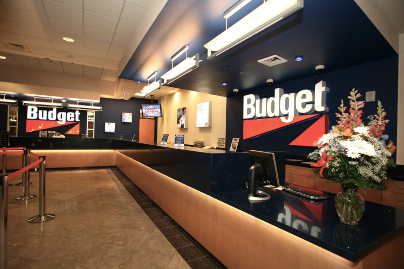 Budget Rent A Car-10 counters 8×5 300 Budget Rent A Car
