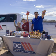 Snack and beverage crew serve FCL's guests at the March 18th ground breaking